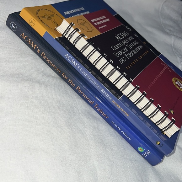 SET OF 3 AMERICAN COLLEGE OF SPORTS MEDICINE CERTIFICATION ACMS TEST PREP BOOKS - Picture 4 of 17